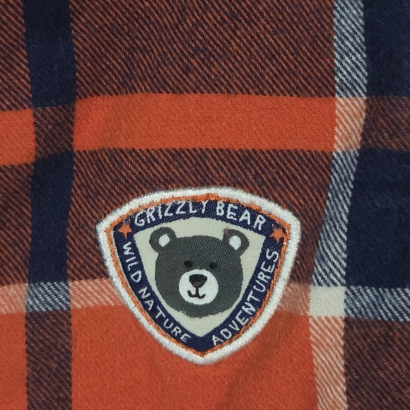 Boys Toddler Flannel Plaid Red & Black Button Up Jacket Size 2T - Picture 3 of 6